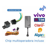 Rastreador Gps Veicular 4g Bloqueador Carro Moto Caminhão
