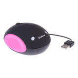 Rato Ótico Retrátil Bonito 1000 Dpi Do Rolo De Usb Para O