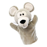 Rato Fantoche Pelúcia De Mão Teatro Infantil Animais 25cm
