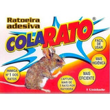 Ratoeira Adesiva Cola Pega Rato Kit Com 3 Unidades