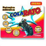 Ratoeira Adesiva Pega Gruda Cola Rato Kit C 5 Unidades