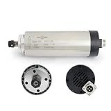 RATTMMOTOR Motor De Fresagem De Eixo Cnc- Motor De Eixo Refrigerado A Ar De 800 W 110 V Ca 24000 Rp 65 Mm Motor De Eixo Cnc Er11 400 Hz Para Fresadora De Roteador Cnc
