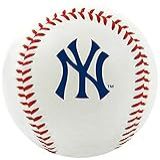 Rawlings Bola De Beisebol Logotipo Do Time New York Yankees MLB Baseball Branco Official