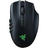 Razer Mouse Para Jogos Sem Fio Naga V2 Pro: Placa Lateral Intercambiável Com Configurações De 2, 6, 12 Botões - Foco + Sensor óptico De 20k Dpi - Interruptor De Mouse Para Jogos Mais Rápido -