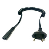 Rb Tronics Cabo De Força Para Barbeador Tipo 8 Espiral 10a 1 Metro