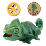 Rc Chameleon Lizard Pet Brinquedos Falsos Infravermelhos
