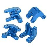 Rc Front Rear Shock Mount, Rc Shock Mount Universal 2 Pair Aluminum Alloy For 1/8 Truck For Losi Lmt 4wd Solid Axle(blue)