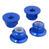 Rc Porca Trava Roda Hsp 1/10 4mm Alumínio Azul 102049