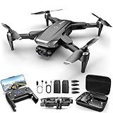 RC Viot GPS Drone With Camera For Adults 4K With Brushless Motors Auto Return Home Long Flight Time And Distance 5G WIFI Transmission Smart FPV Drone RC Quadcopter For Beginners Kids Under 250G 