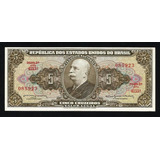 Rc0387 Lote Com 1 Cédula C073a Fe De Cinco Cruzeiros De 1964