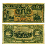 Rc1499 R131 100 Mil Réis Tesouro Nacional 1890 Contrafação