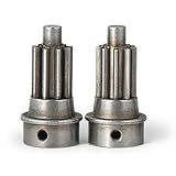 RCLions 1 Par De Engrenagens De Entrada De Porta De Aço Para 1-10 RC Carro TRX4 Peças De Atualização De Eixo -dianteiro-