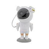 RCM Group- - Astronauta Luminária Projetor De Estrelas E Galaxias Nebulosas Com Luz De Led E Controle Remoto Temporizador Desligamento Automático - RCM Group-