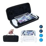 RCstyle Estojo De Transporte 12 Em 1 Para Ps Portal Com Capa Transparente Para Ps5 Portal  2 Protetores De Tela Com 4 Pegadores De Polegar  Bolsa De Viagem Portátil De Casca Dura Para Ps Portal  Conju