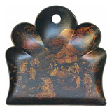 Rdf01665 Migalheira Antiga Laca Chinoiserie Sec Xix