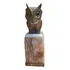 Rdf02503 - Franz Bergman - Abajur Antigo - Coruja Bronze