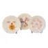 Rdf05382 - Tropic Art - Cj 3 Pratos Antigos - Porcelana 