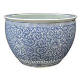 Rdf05602 - Cachepot Antigo - Fish Bowl - Ceramica Chinesa 
