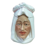 Rdf05668 - Caixa Antiga - Mulher Arabe - Porcelana Alema