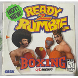 Ready 2 Rumble - Encarte Americano - Sega Dreamcast