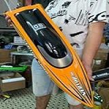 Ready To Run  31 5  Large Remote Control Speed Boat For Adults S3 0 Pro Brushless Motor 80km H   Two 4200 MAh Battery For Power At Same Time Upgraed All Metal Rudder  Fast Express Offers 