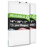REair Kit Profissional De Filtro De Ar 35 X 76 X 1- Filtro De Ar Lavável E Reutilizável- 35 X 76 X 1 Para Forno CA HVAC- Filtros De Ar MERV 8- Lavável Na Máquina E Lavável Na Secadora- Filtro De Ar De