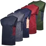 Real Essentials Camiseta Regata Masculina Dry Fit Jersey Sem Mangas Músculo Ioga Esporte Ativo Basquete Praia Academia Treino Corrida Fitness Academia Atlética Musculação Camiseta