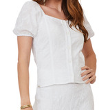 Realist Blusinha Feminina Bordada