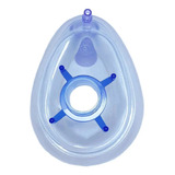 Reanimador Manual Ambu De Silicone Com Reservatorio Adulto Cor Azul