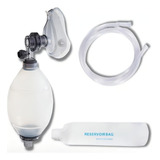 Reanimador Manual Silicone C reservatório Adulto Foyomed Cor Cinza