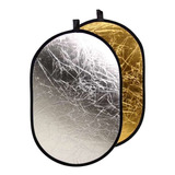 Rebatedor Fotográfico Mais Barato Prata E Dourado 60x90cm