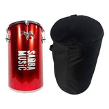 Rebolo Reto 50x12 Samba Music Madeira Vermelho Phx Capa