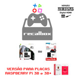 Recalbox Imagem C Cartão 32gb Para Raspbarry Pi 3b E 3b 