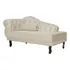 Recamier Divã Namoradeira Larissa 1.20cm Clinina Recepção Cor Bege Desenho Do Tecido Suede