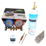 Recarga Geladeira freezers R134a Manifold Filtro schrader