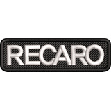 Recaro Marca Logo Carros Stock Rally Patch Bordado Original