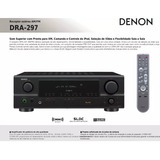 Receiver Denon Estéreo Modelo Dra 297