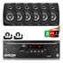 Receiver Pro Home 120w Rms  6 Caixas Pretas