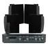 Receiver Slim 1600 App Bluetooth + 04 Caixas Jbl C521 Preta