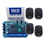 Receptor 4 Canais Multi Funções 248tx Mkn 4 Controles Remoto