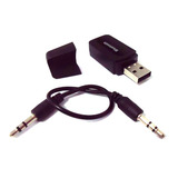Receptor Bluetooth Para Música Saída Auxiliar P2 Usb Adaptad