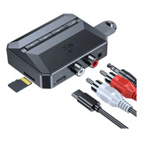Receptor De Áudio Usb Tipo c Bluetooth 5 0 Nfc C P2 E Rca