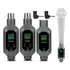 Receptor E Transmissor Conversor Microfone Xlr Sem Fio 2 Mic Cor Preto