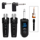 Receptor Transmissor Sistema De Microfone Guitarra Sem Fio