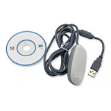 Receptor Usb Sem Fio Gamepad Pc Adaptador Para Xbox 360 Pret
