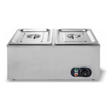 Rechaud Buffet 2 Cubas Elétrico 1 2 Zepper Zprc02e