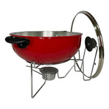 Rechaud De Mesa Com Tampa De Vidro Panela 6 5 Litros N 30