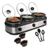 Réchaud Elétrico Triplo Buffet Slow Cooker Inox 7,2l 220v