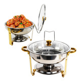 Rechaud Fogao Buffet Redondo