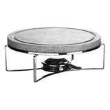 Rechaud Hara Vicenza Redondo 1 Queimador C pedra Kit Com 8
